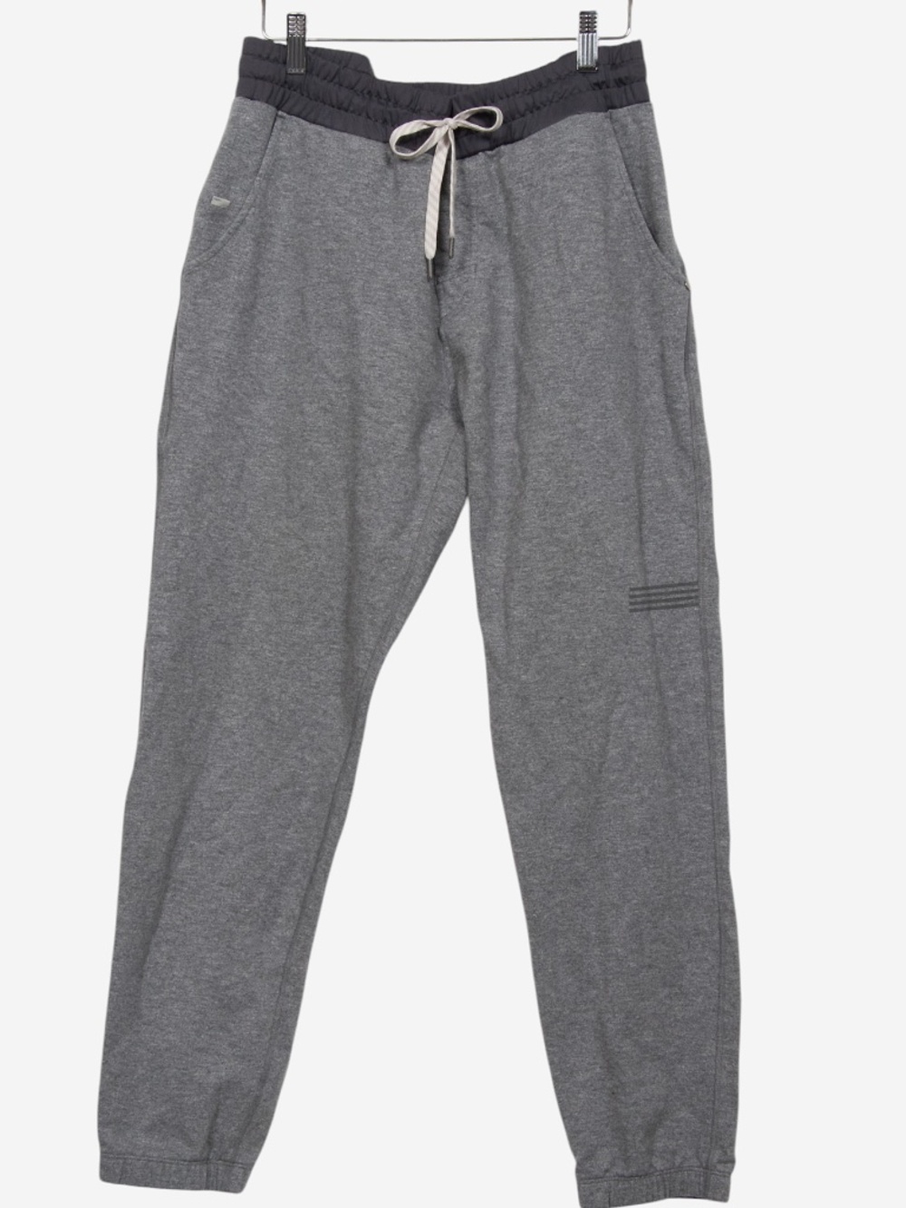 vuori balboa gray relaxed-fit athletic sweatpants size large
